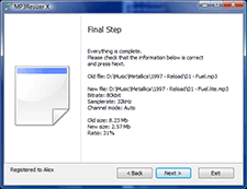 MP3Resizer Express Screenshot 2